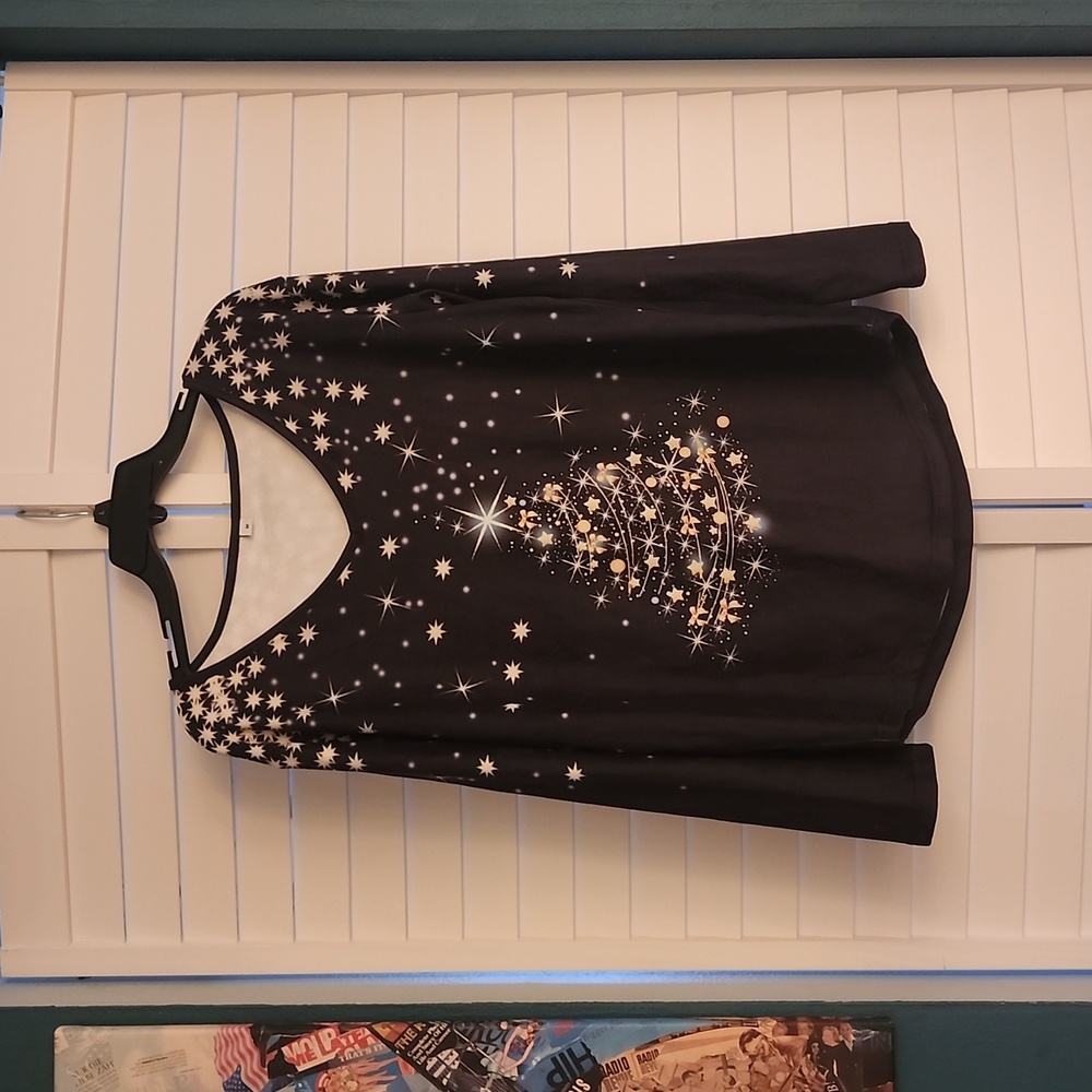 Christmas Tree Fleeced Top